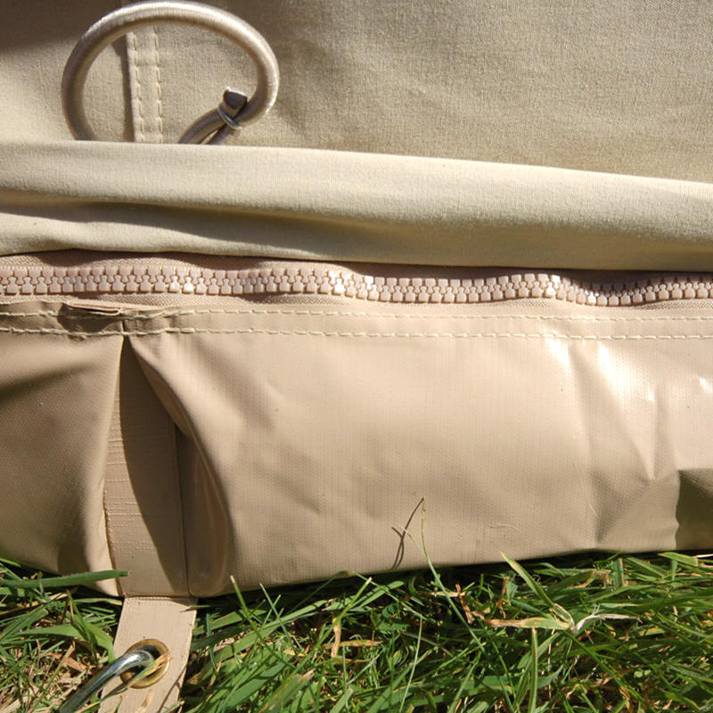 Tenda in tela di cotone con campana dell'imperatore da 6 metri