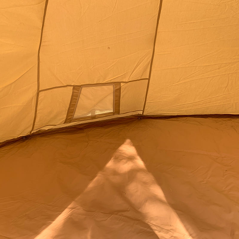 Tenda da campeggio in tela per famiglie Tipi a palo singolo da 4 metri