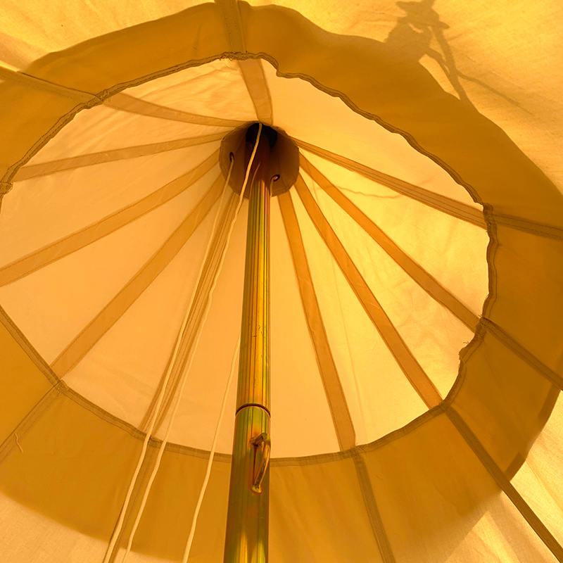 Tenda da campeggio in tela per famiglie Tipi a palo singolo da 4 metri