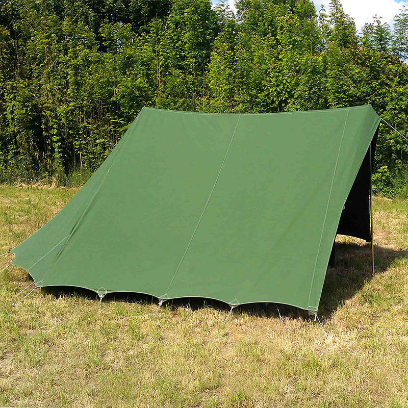 Tenda tradizionale in tela da scout da 5,2x5,5 m per 8 persone