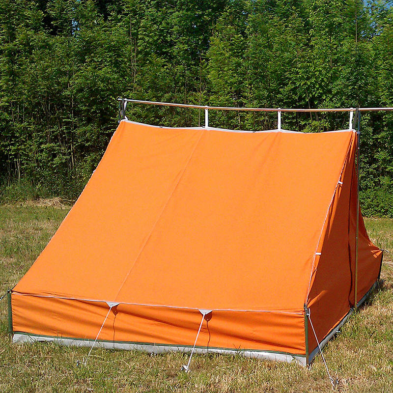 Tenda tradizionale in tela da scout da 5,2x5,5 m per 8 persone