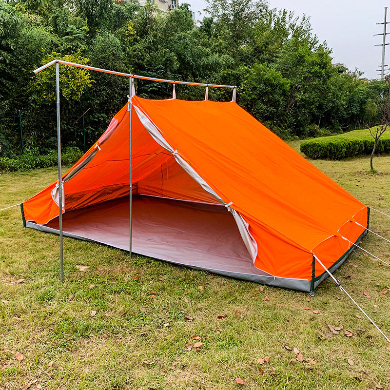 Tenda tradizionale in tela da scout da 5,2x5,5 m per 8 persone