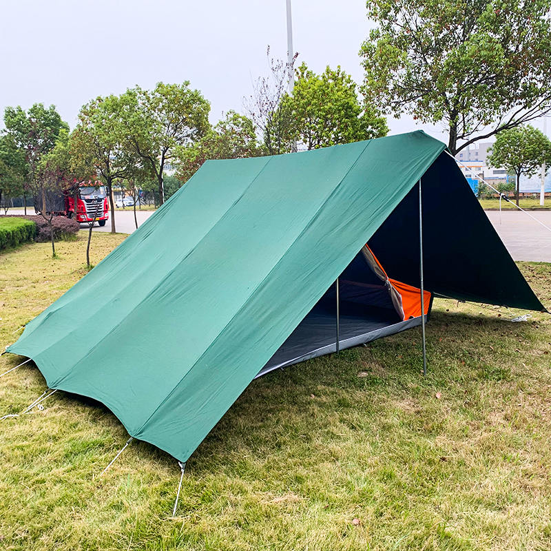 Tenda tradizionale in tela da scout da 5,2x5,5 m per 8 persone