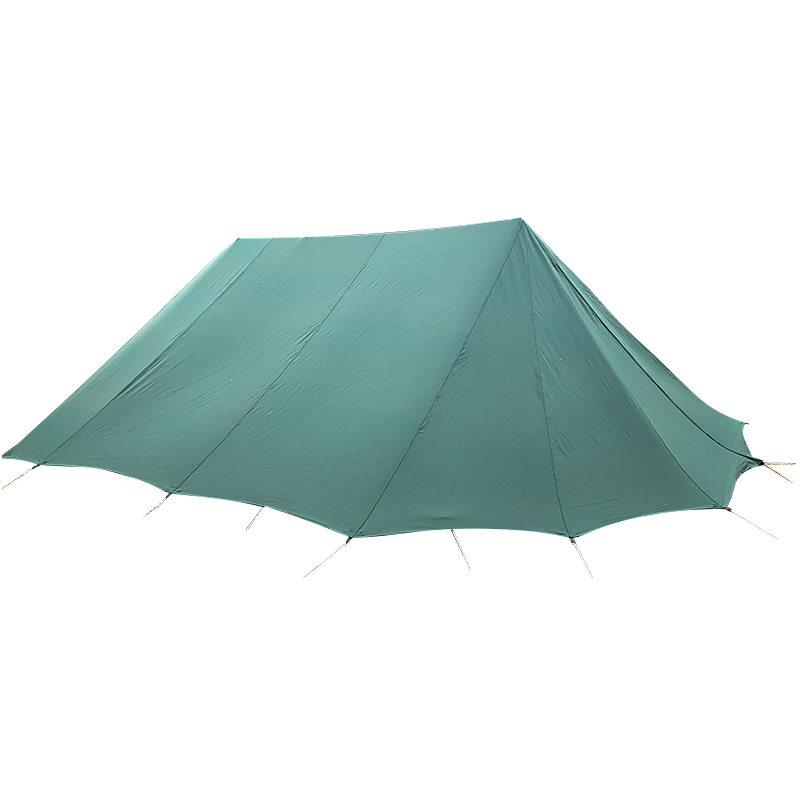 Tenda tradizionale in tela da scout da 5,2x5,5 m per 8 persone