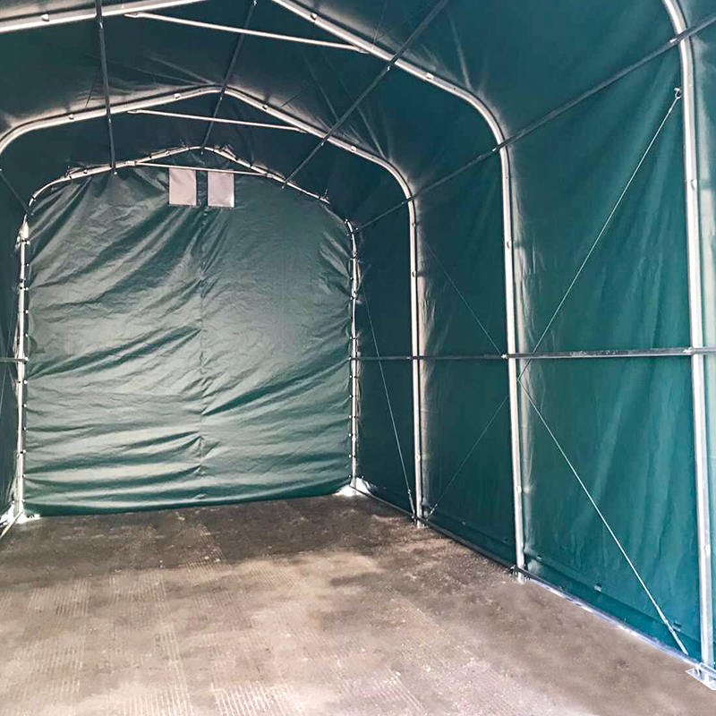 Tenda portaoggetti per garage per moto portatile in PVC 1.6x2.4