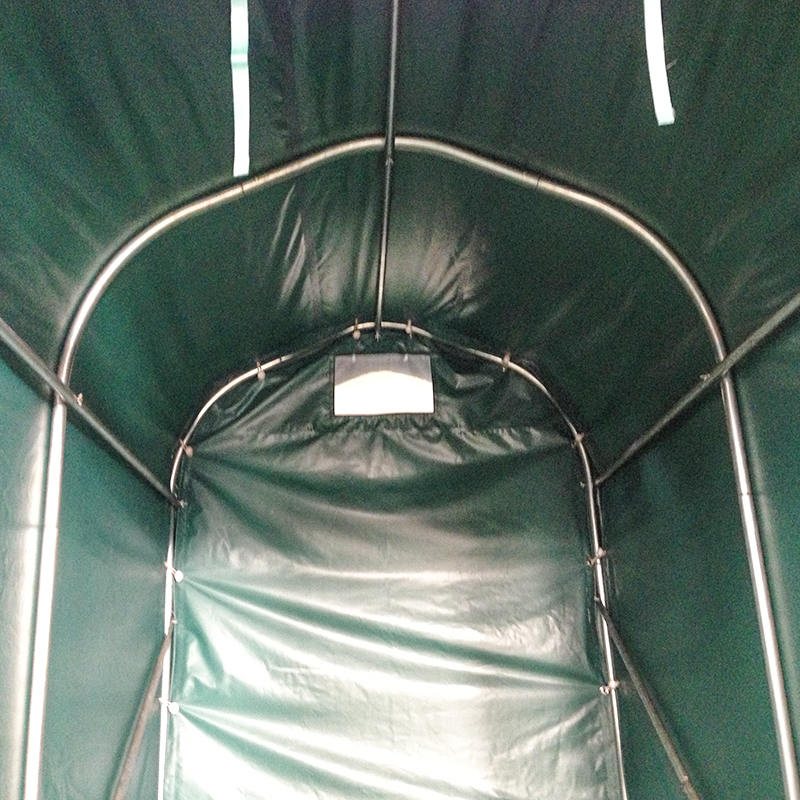Tenda portaoggetti per garage per moto portatile in PVC 1.6x2.4