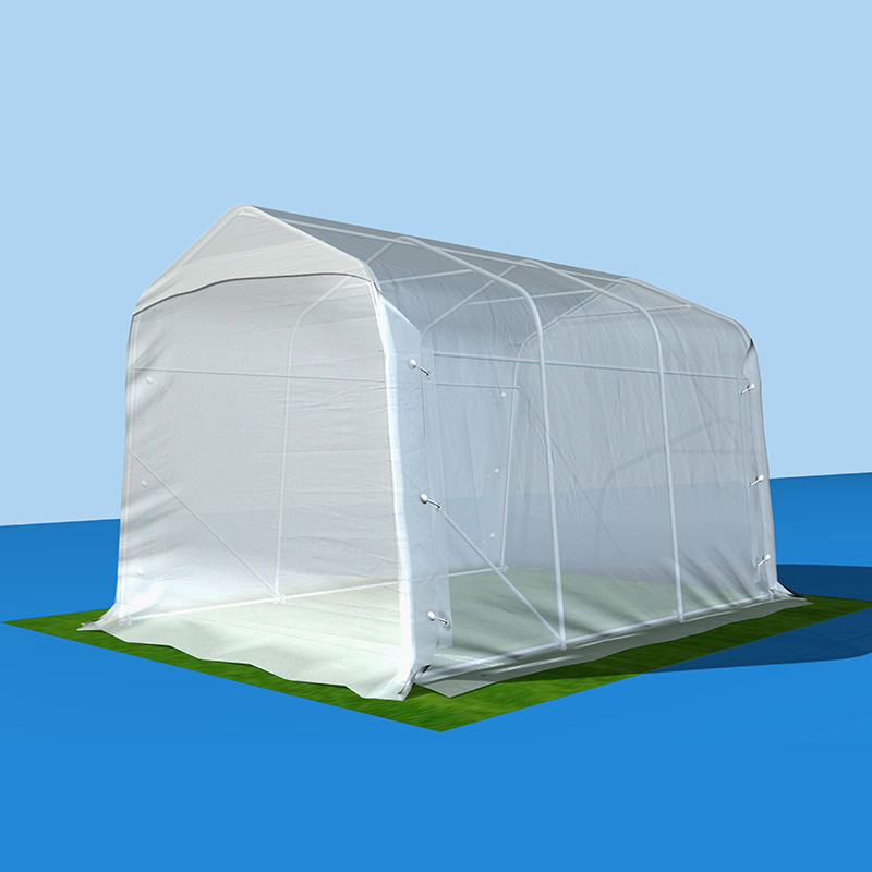 Tenda di stoccaggio portatile per garage temporaneo in PVC 2,44x3,66 (8 