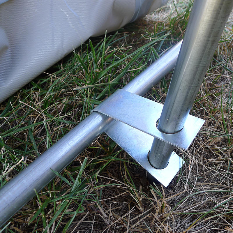 Tenda di stoccaggio portatile per garage temporaneo in PVC 2,44x3,66 (8 