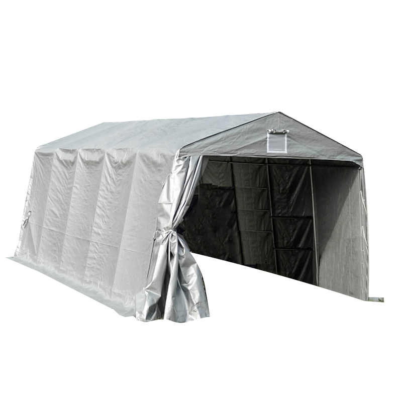 Garage portatile per ricovero per auto in tela PE resistente ai raggi UV da 3,3x6,1 m (11