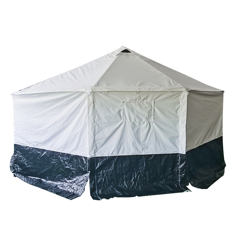 Tenda familiare doppia pieghevole per tutte le stagioni ICRC IFRC UNHCR standard per 5 persone