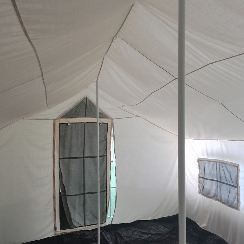 Tenda familiare doppia pieghevole per tutte le stagioni ICRC IFRC UNHCR standard per 5 persone