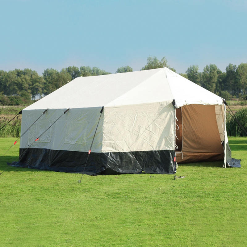 Tenda familiare doppia pieghevole per tutte le stagioni ICRC IFRC UNHCR standard per 5 persone