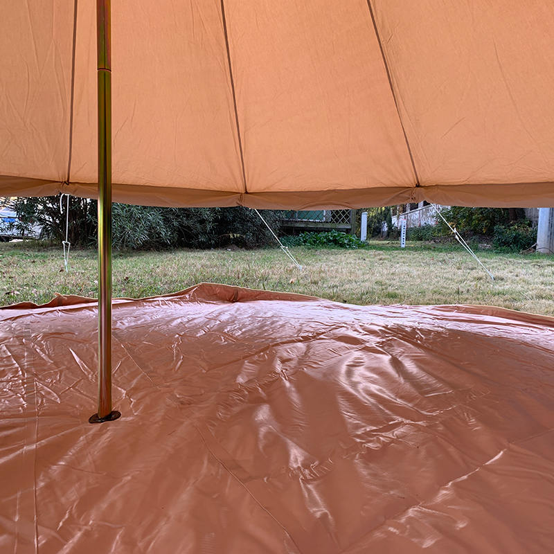 Tenda a campana in tela da 4 m per 4 persone per campeggio familiare
