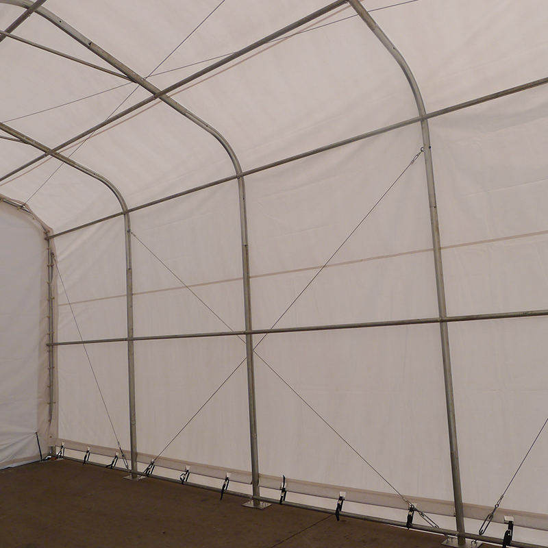 Tenda portatile per magazzino in PVC impermeabile ad altezza laterale 6X6m 2.6m