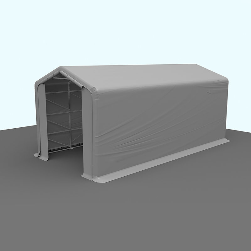 Tenda di stoccaggio per magazzino esterno ad altezza laterale 5X10 4m Garage flessibile di grandi dimensioni