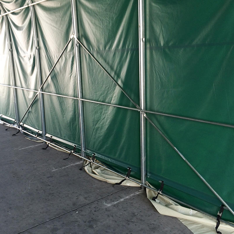 Tende di stoccaggio per magazzini industriali resistenti alle alte temperature con altezza laterale 6X12 2,6 m