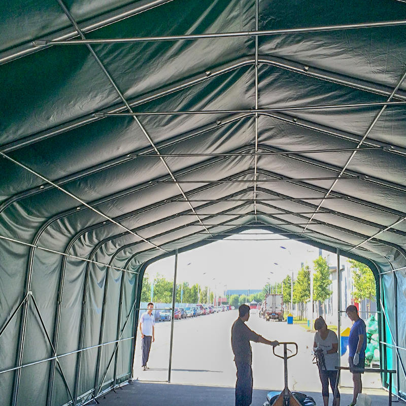 Tende di stoccaggio per magazzini industriali resistenti alle alte temperature con altezza laterale 6X12 2,6 m