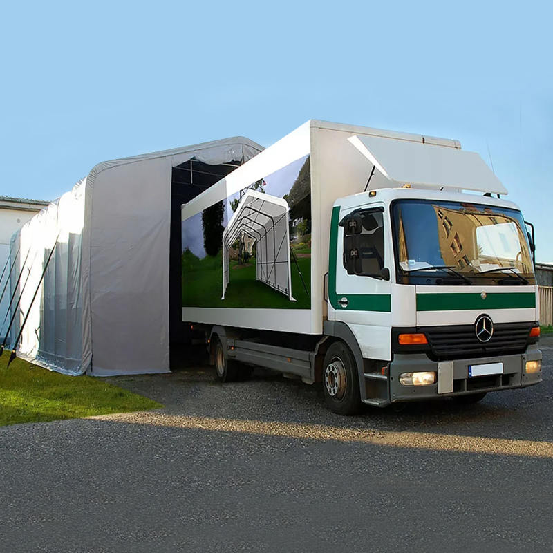 Tenda parasole per magazzino resistente ai raggi UV ad altezza laterale 8X12 4m