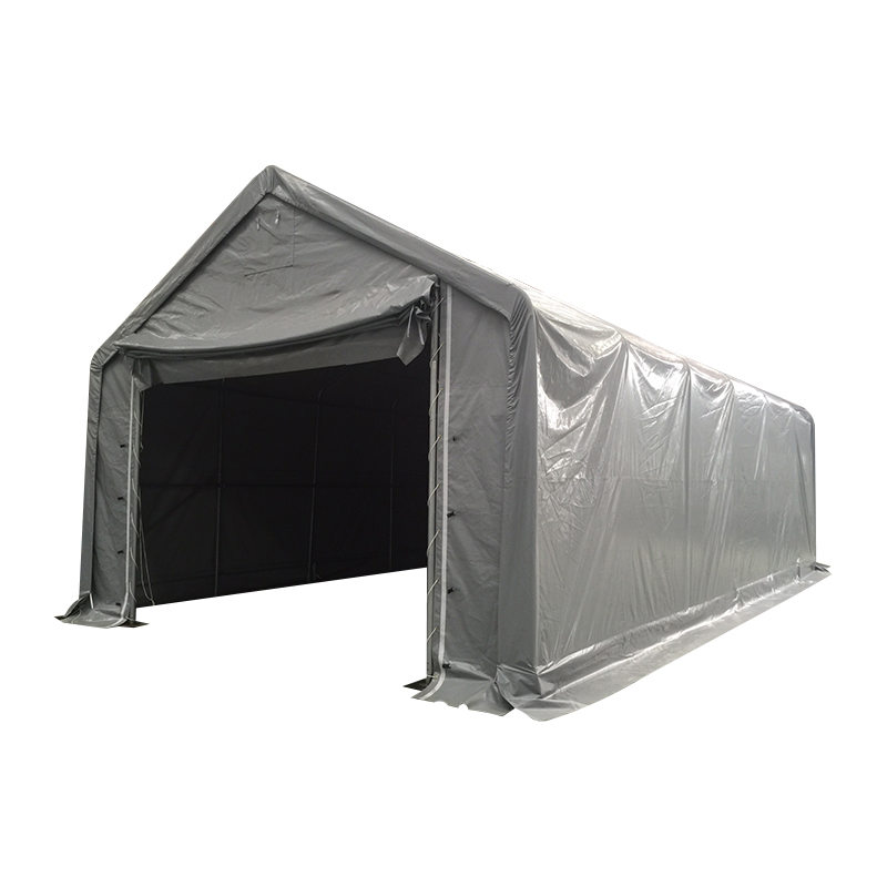 Tenda ignifuga per garage esterno in PVC 6x12-3m