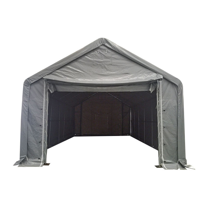 Tenda ignifuga per garage esterno in PVC 6x12-3m