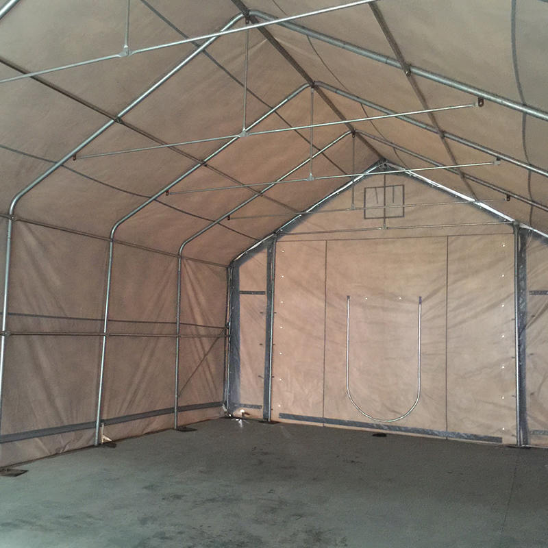 Tenda ignifuga per garage esterno in PVC 6x12-3m