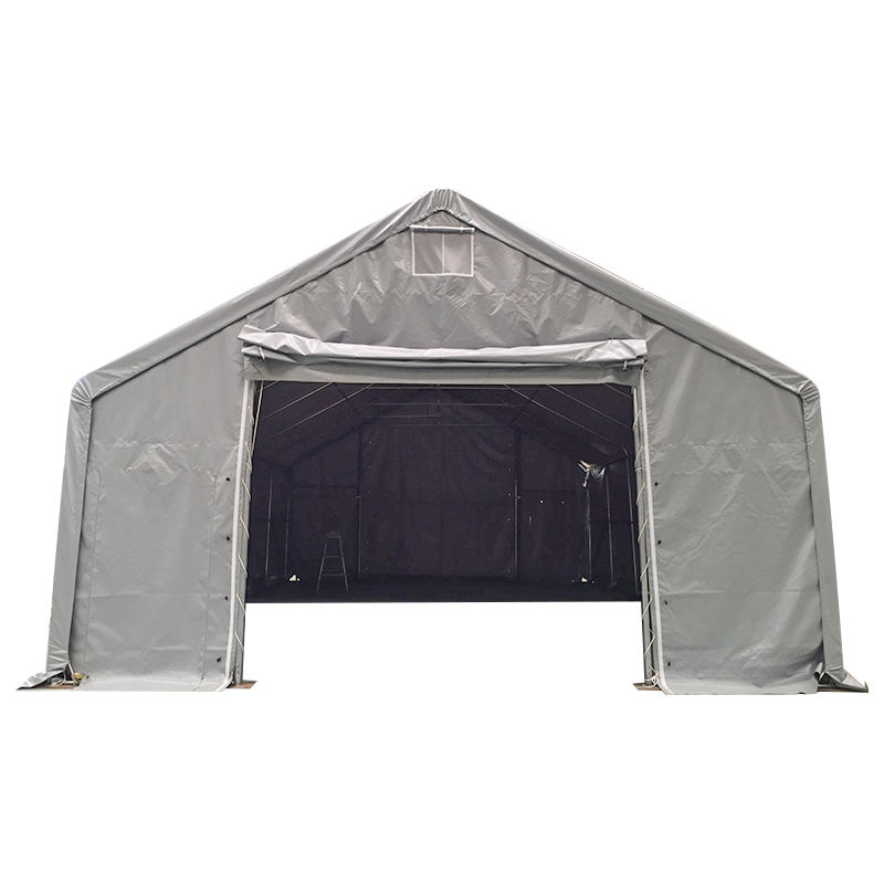 Tenda di stoccaggio verde industriale di grandi dimensioni per magazzino in PVC 8X12m-3m