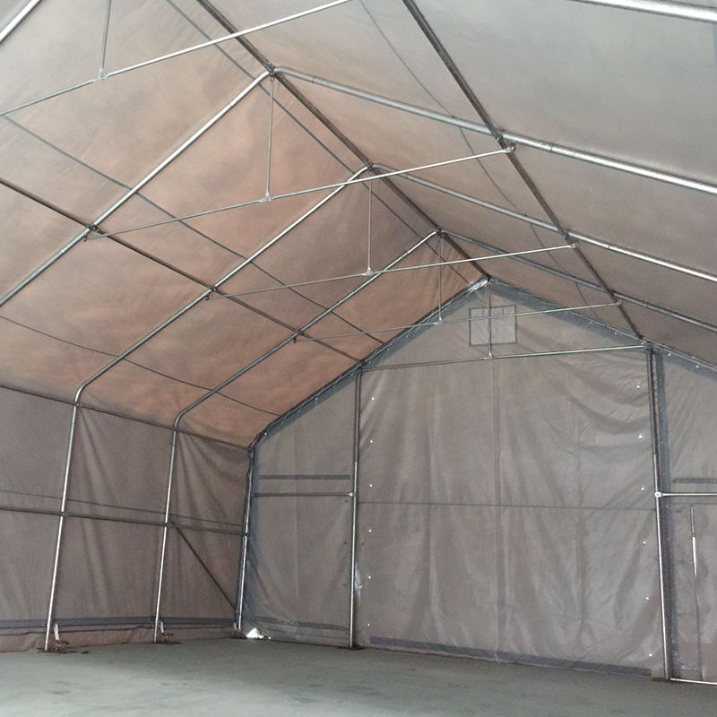 Tenda di stoccaggio verde industriale di grandi dimensioni per magazzino in PVC 8X12m-3m