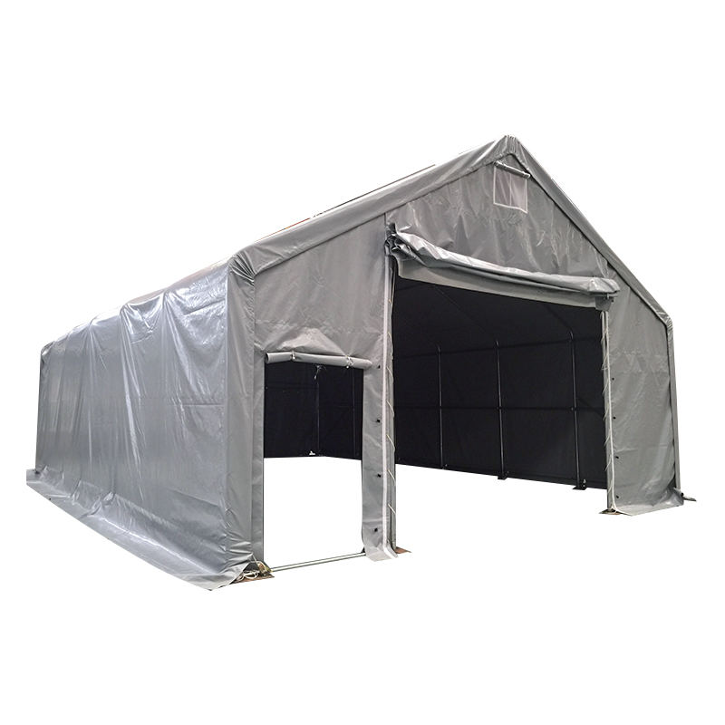 Tenda di stoccaggio verde industriale di grandi dimensioni per magazzino in PVC 8X12m-3m