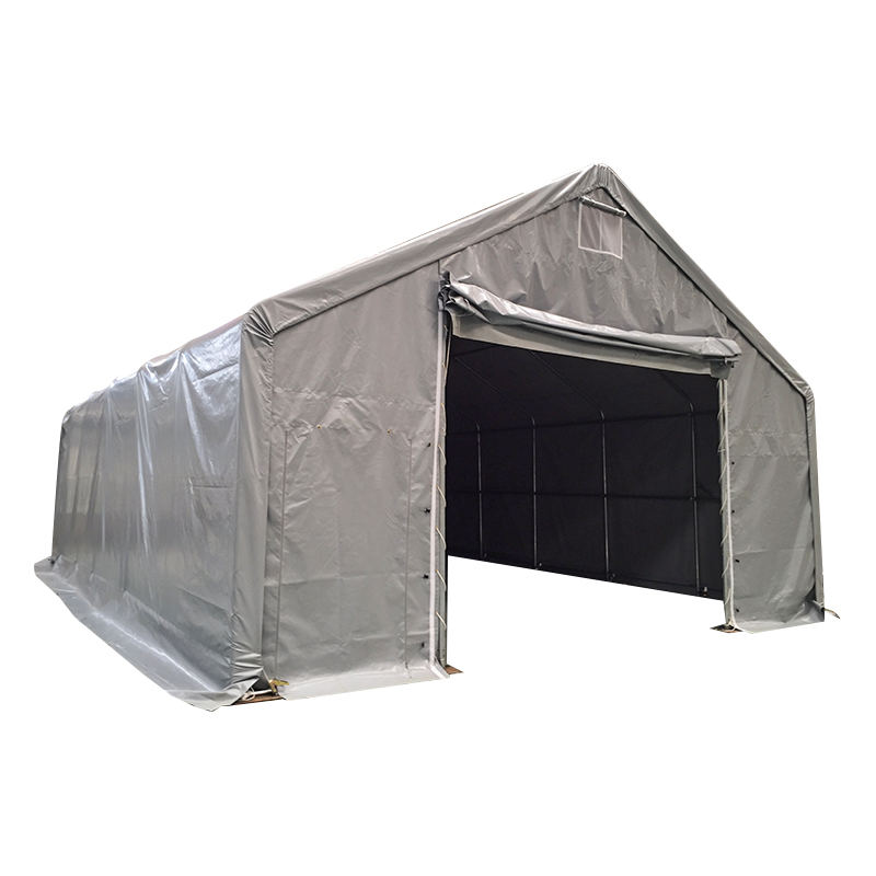 Tenda di stoccaggio verde industriale di grandi dimensioni per magazzino in PVC 8X12m-3m