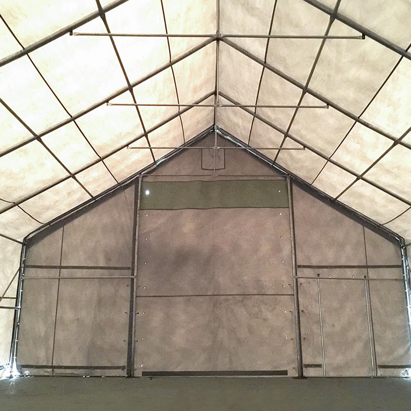 Tenda di stoccaggio per magazzino verde resistente in PVC 10X12m-3m
