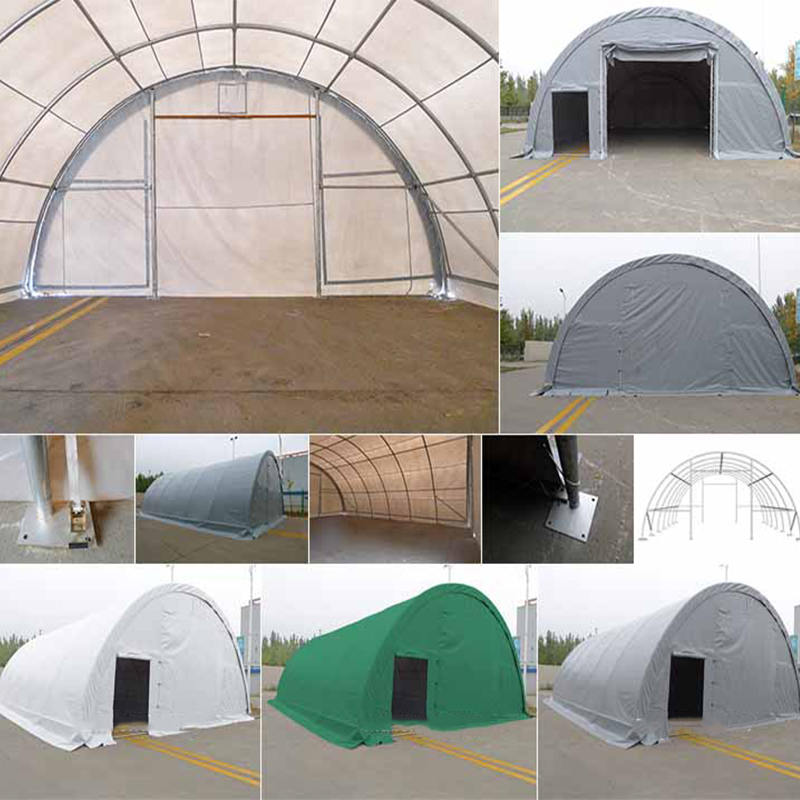 Tenda deposito ad arco 9x12mx4.5, sala per tende ad arco tondo