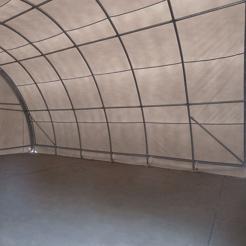 Tenda deposito ad arco 9x12mx4.5, sala per tende ad arco tondo