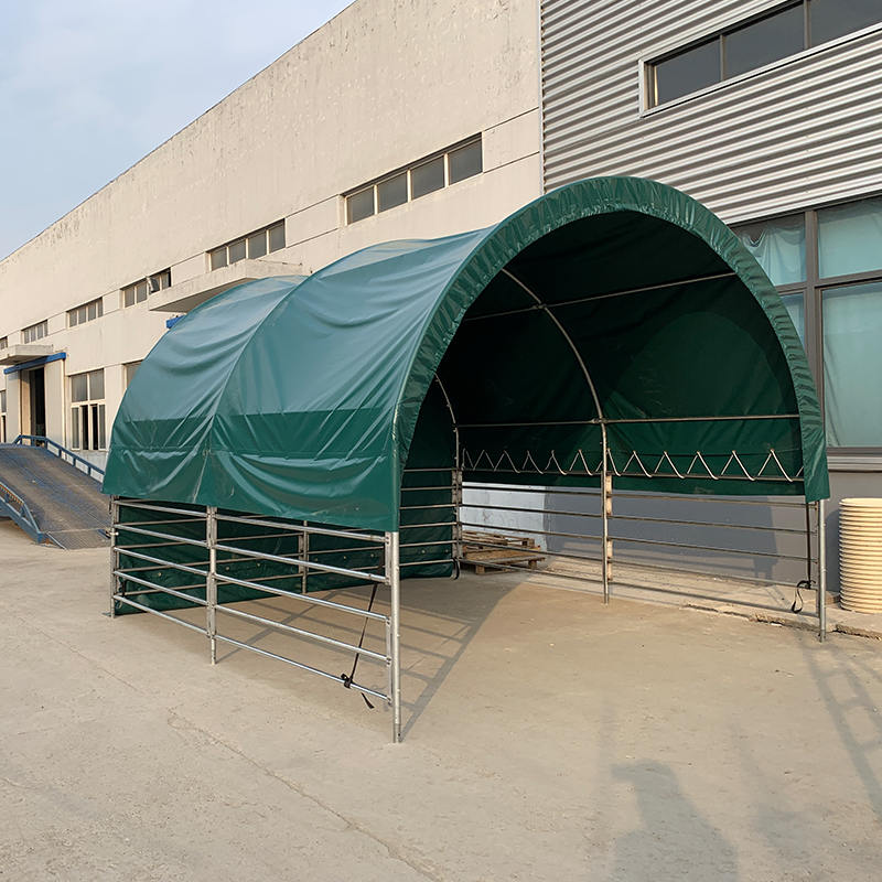Ricoveri portatili per bestiame 4x4x3,15 m per cavalli, mucche, pecore