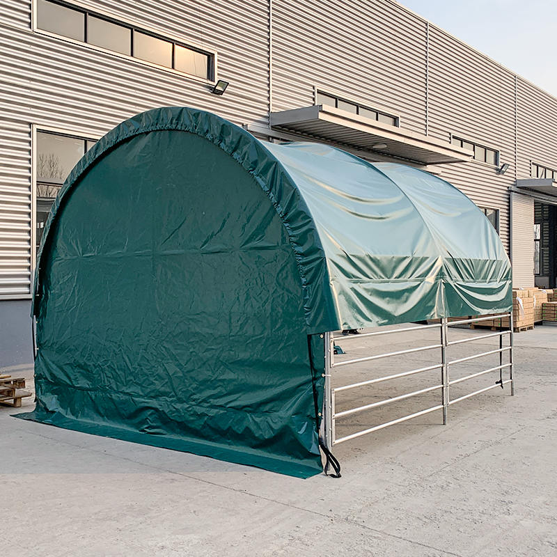 Ricoveri portatili per bestiame 4x4x3,15 m per cavalli, mucche, pecore