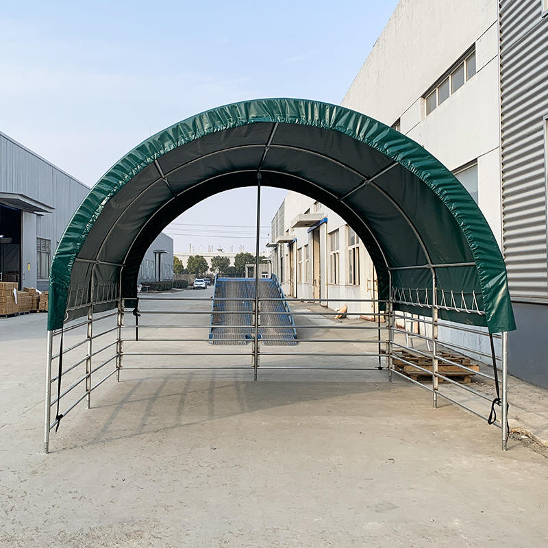 Ricoveri portatili per bestiame 4x4x3,15 m per cavalli, mucche, pecore