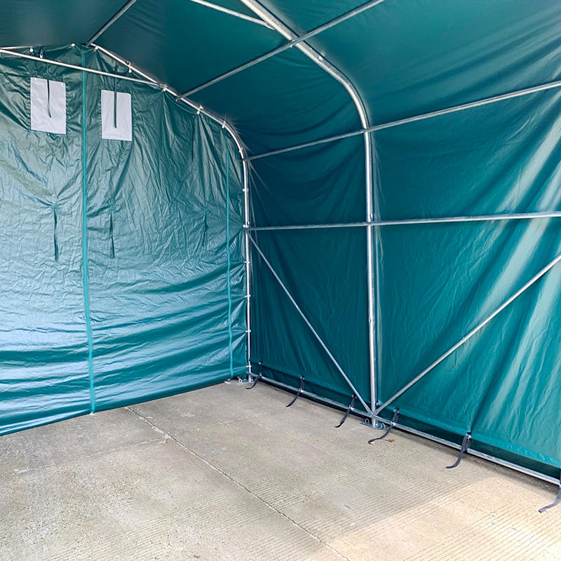 4x4m-2.6m Riparo per pascolo all'ombra Rifugio per recinti per esterni per carichi pesanti