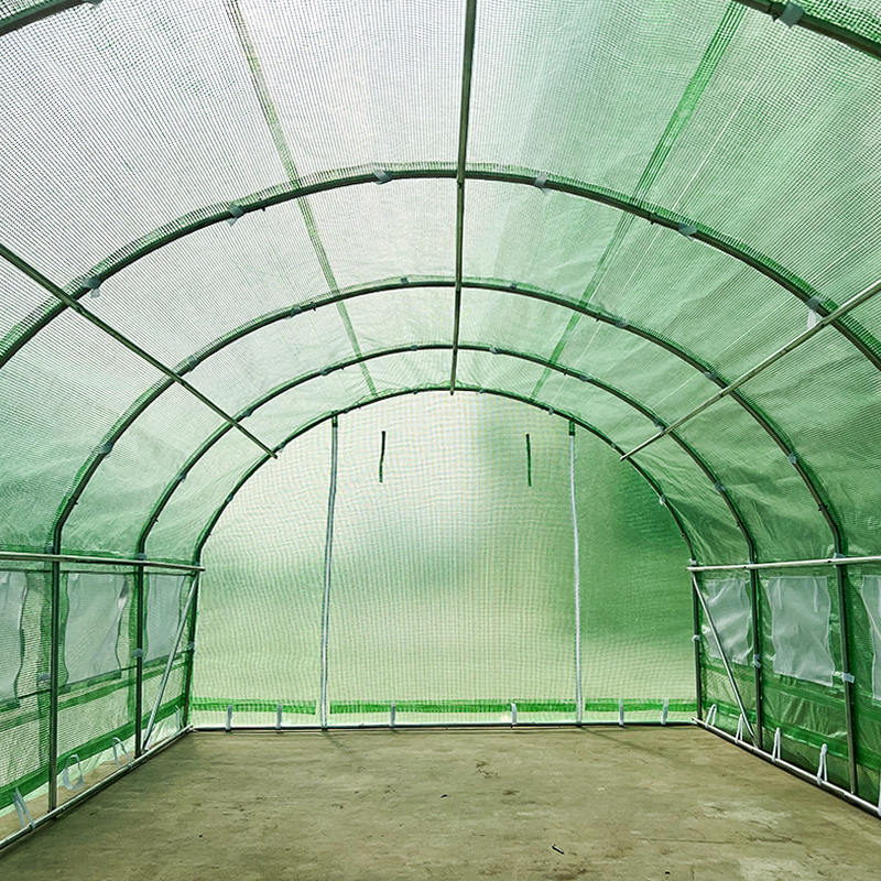 Serra con copertura rotonda Weatherguard 3x6x2m e polytunnel