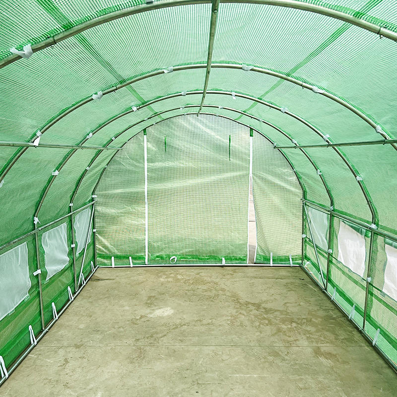 Serra con copertura rotonda Weatherguard 3x6x2m e polytunnel