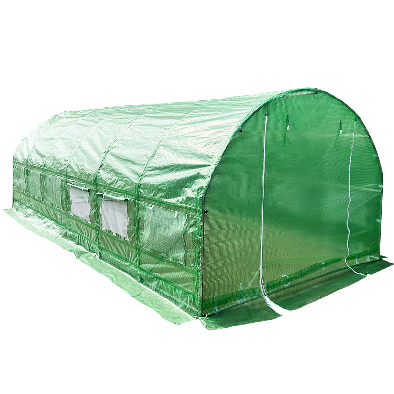 Serra con copertura rotonda Weatherguard 3x6x2m e polytunnel