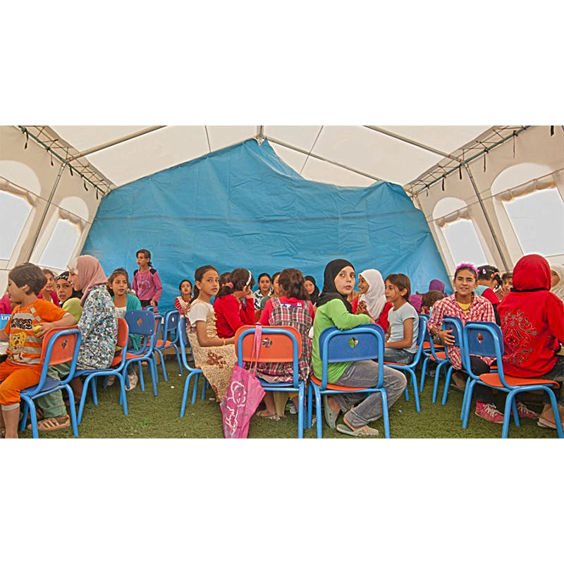 Tenda Huggy multiuso standard UNICEF da 24 m²