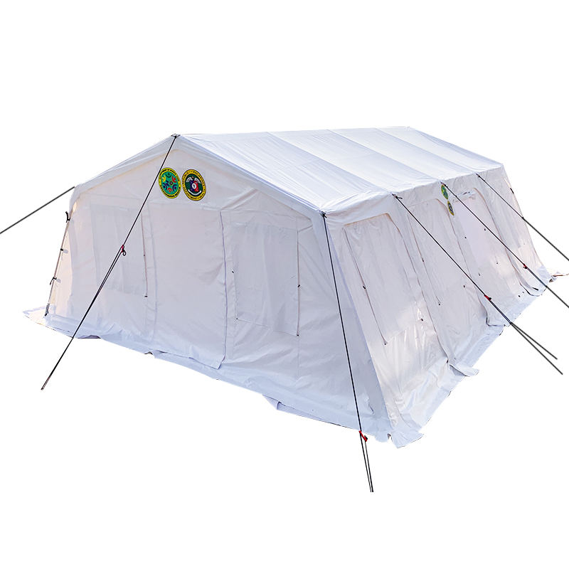 Tenda Huggy ignifuga multiuso standard UNICEF da 42 m²