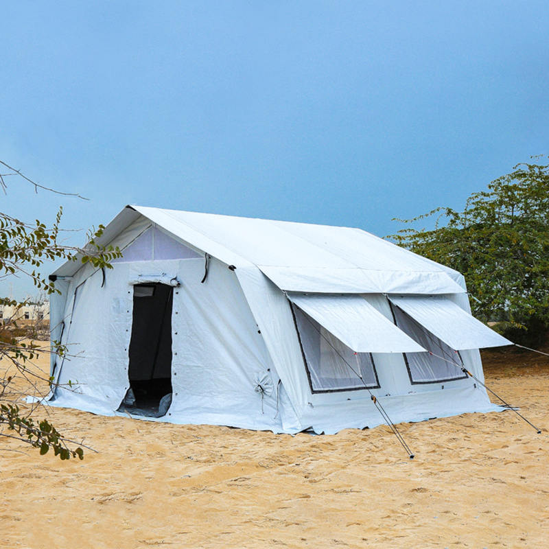 Tenda multiuso standard UNICEF da 24 m² Tenda hub con buon sistema di ventilazione