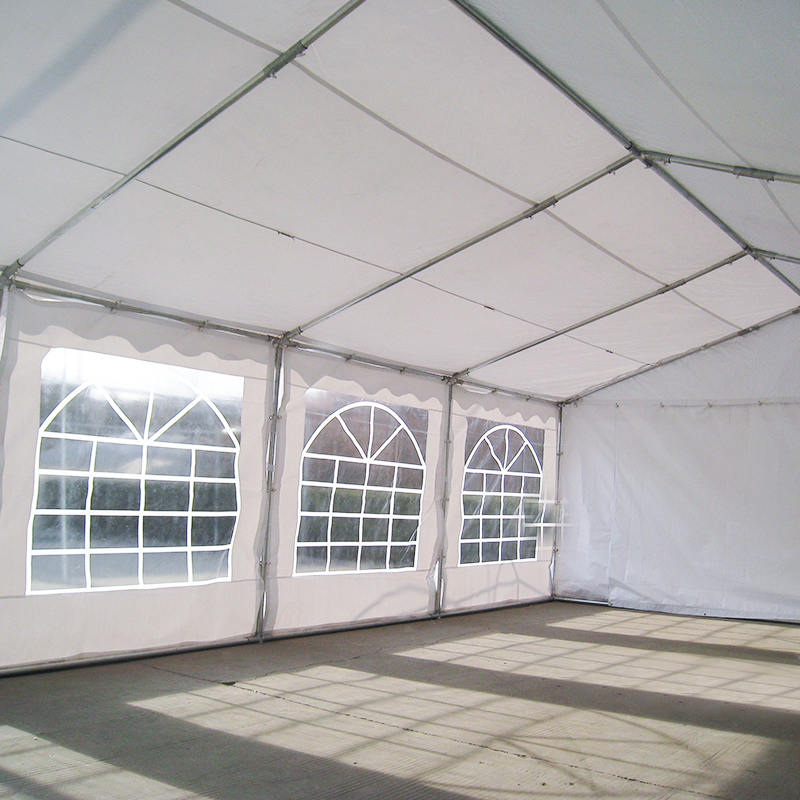 Tendone per feste economico in PVC bianco da 5 x 10 m