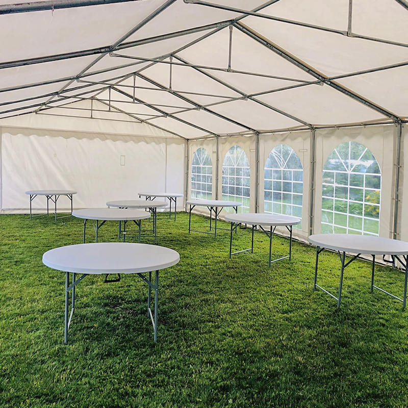 Tendone per eventi all'aperto in PVC di lusso da 6x12 m