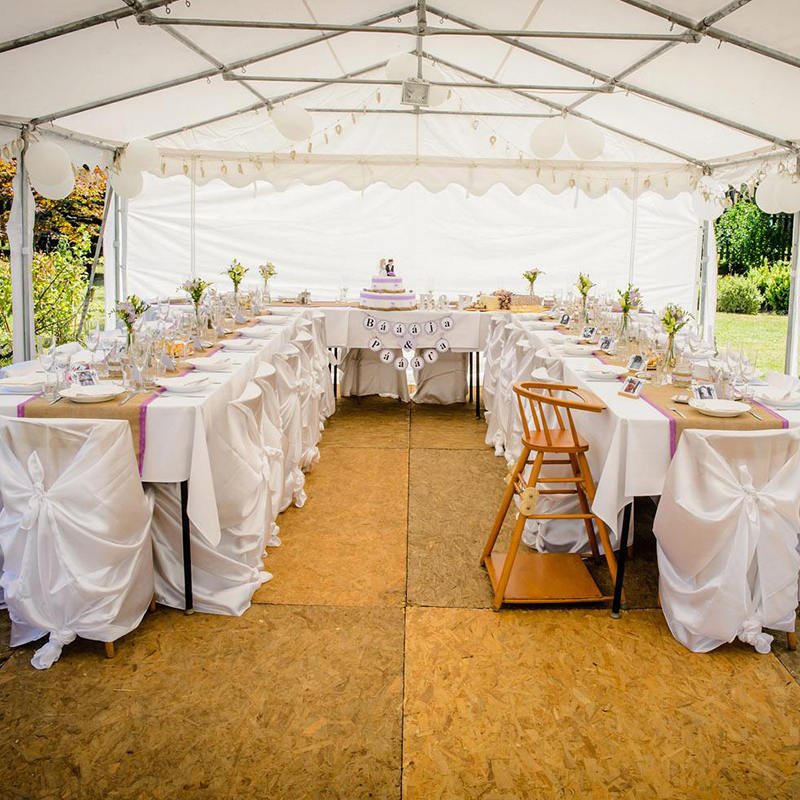 Tendone per eventi all'aperto in PVC di lusso da 6x12 m