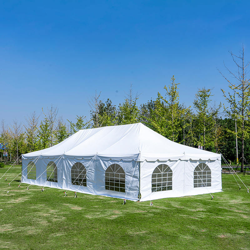 Tenda con palo a baldacchino in PVC da 20