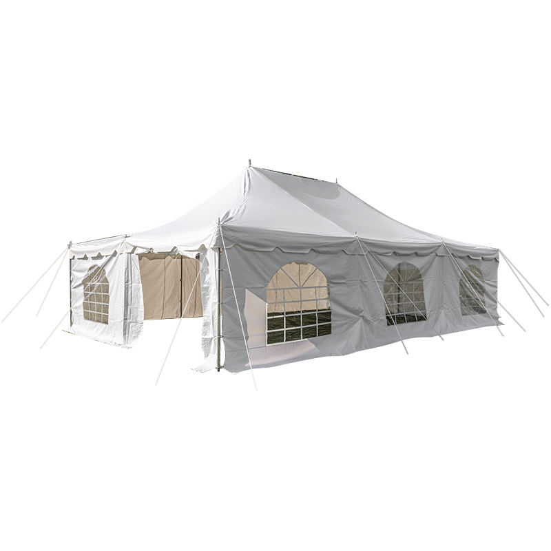 Tenda con palo per festa di matrimonio ignifuga in PVC da 20