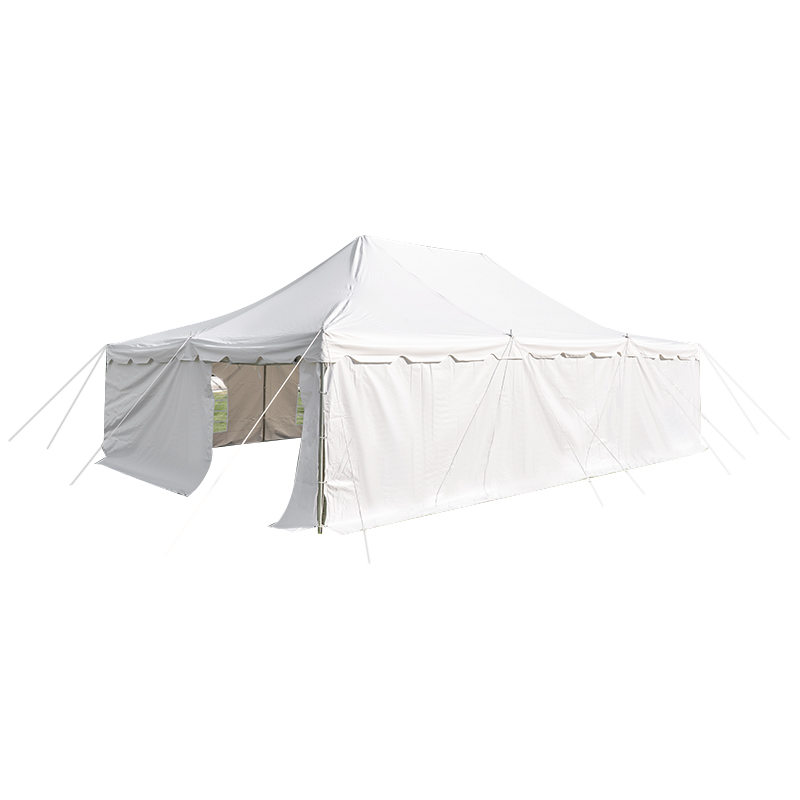 Tenda con palo a baldacchino in PVC bianco da 20