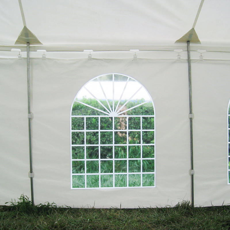 Tenda tradizionale con palo resistente in PVC 9X18 m