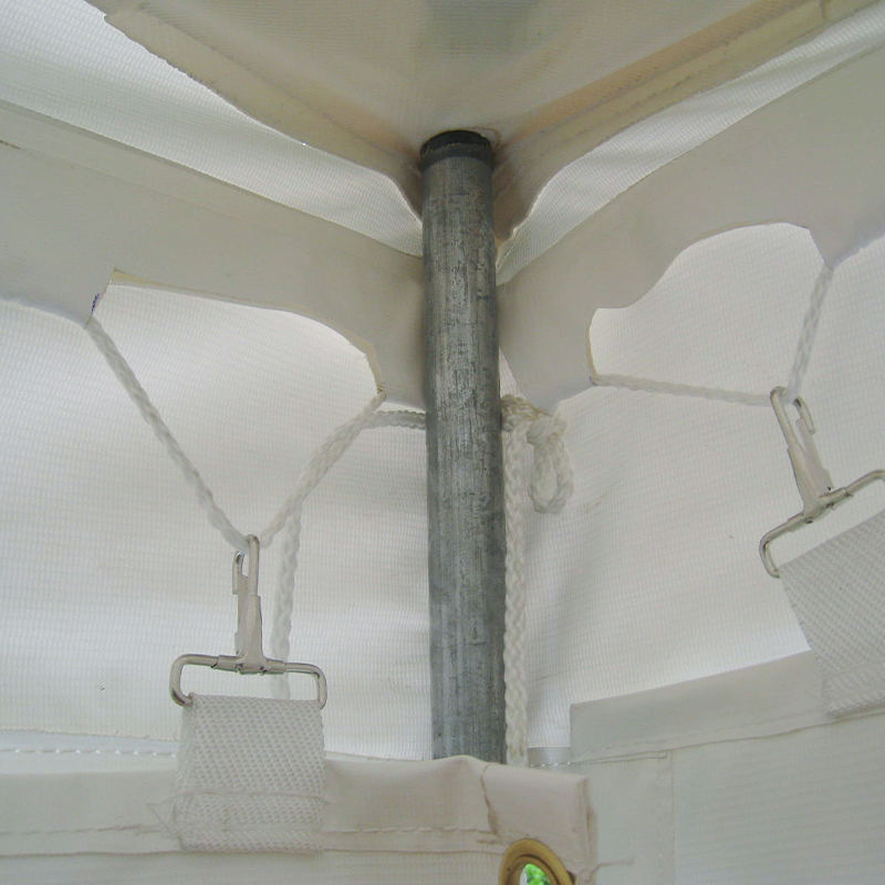 Tenda tradizionale con palo resistente in PVC 9X18 m